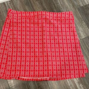RipSkirt Hawaii red and white print size XL